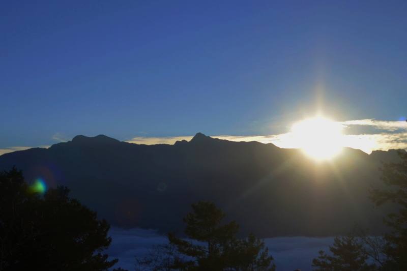 近幾年元旦阿里山第一道曙光都躲在雲霧中，中央氣象署預報2026年元旦阿里山天氣晴，能否見到日出，只能期待