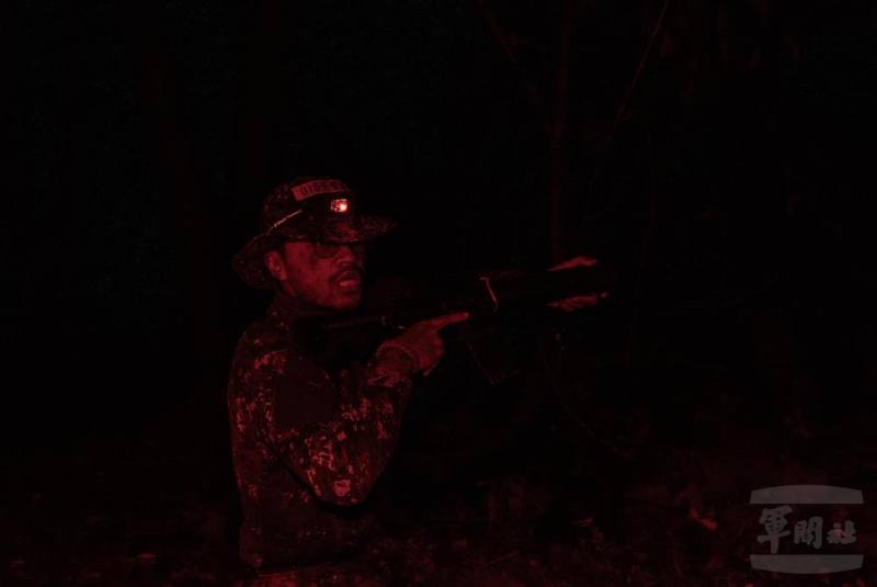 特41連甘嶺上兵。（軍聞社記者李恬恬攝）