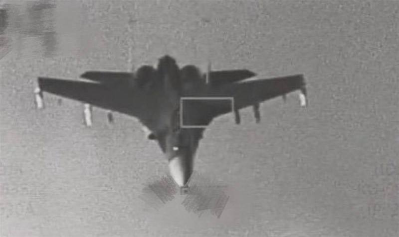 Chinese J-16 fighter jet tracked by Taiwan's military during the "Justice Mission 2025" exercises on Monday. Image courtesy of the Ministry of National Defense Dec. 29, 2025