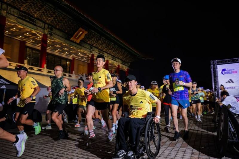 第13屆「Wings for Life全球路跑」將在2026年5月10日登場，歡迎民眾一同以行動支持公益，為不能跑的人而跑。圖為2025年台灣賽事舉辦情形。（Red Bull提供）