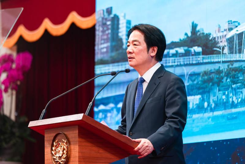 賴清德總統今（1）日上午在總統府大禮堂以「韌性之島，希望之光」為題發表2026新年談話