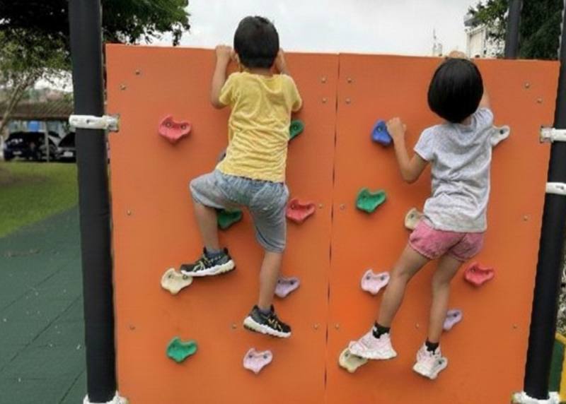 雲林縣吳厝國小課後照顧服務班攀爬運動