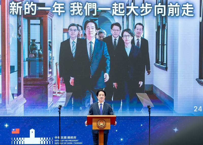 總統以「韌性之島，希望之光」為題發表2026新年談話