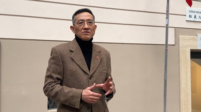 駐義代表蔡允中強調，面對中國各種威脅，團結是台灣最大的資產。