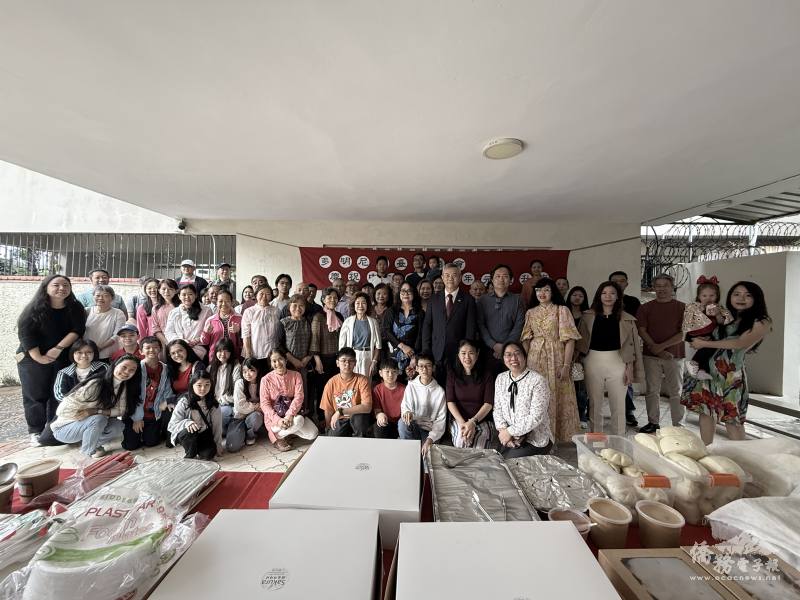 多明尼加地區僑界參與升旗典禮活動盛況