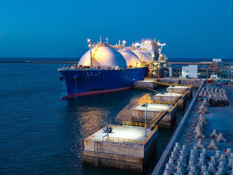 A liquified natural gas delivery ship shown for illustrative purposes only. Photo courtesy of state-owned petroleum and natural gas company CPC Corp.