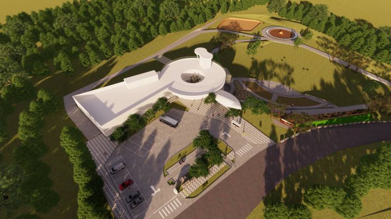 恆春出火地質公園總面積為2.9公頃，除生態密林區之外，出火地質廣場、環形水池，更形成水火共生特殊景觀，除能近距離觀察奇特地景，也可於夜間觀星。（屏東縣政府交通旅遊處提供）