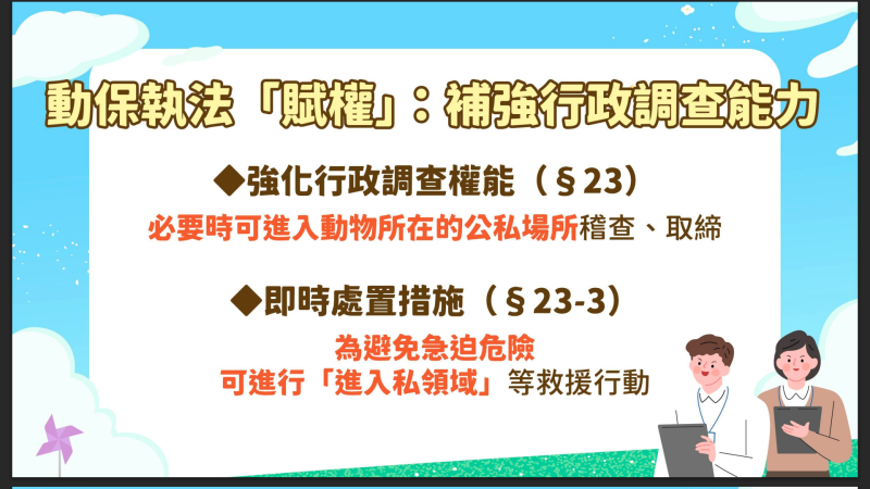 強化動檢員執法權限