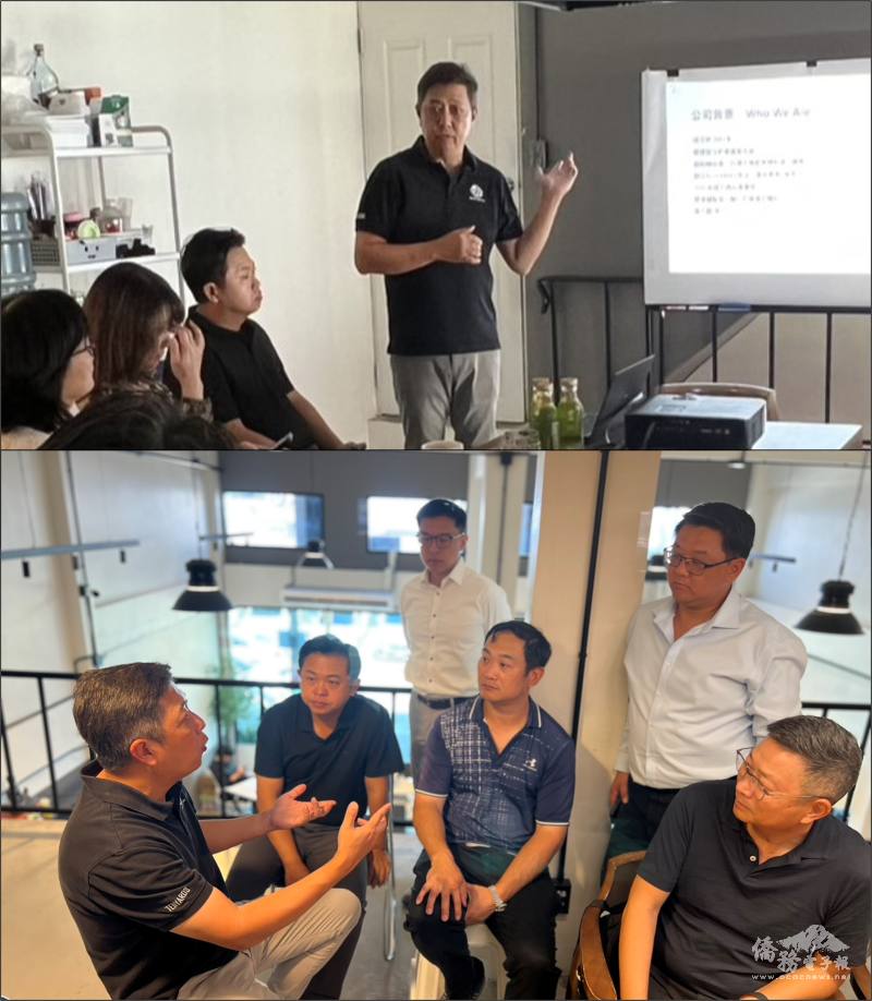 北欖商會顧問莊絢仰向會員分享泰國肉品市場商機，促進泰國及臺商間的產業交流及媒合