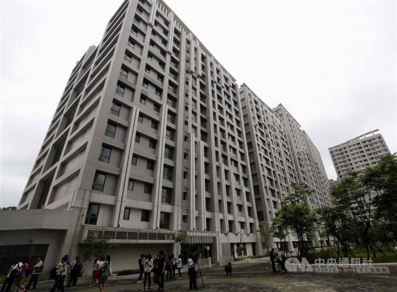圖為林口世大運選手村社會住宅。（中央社檔案照片）
