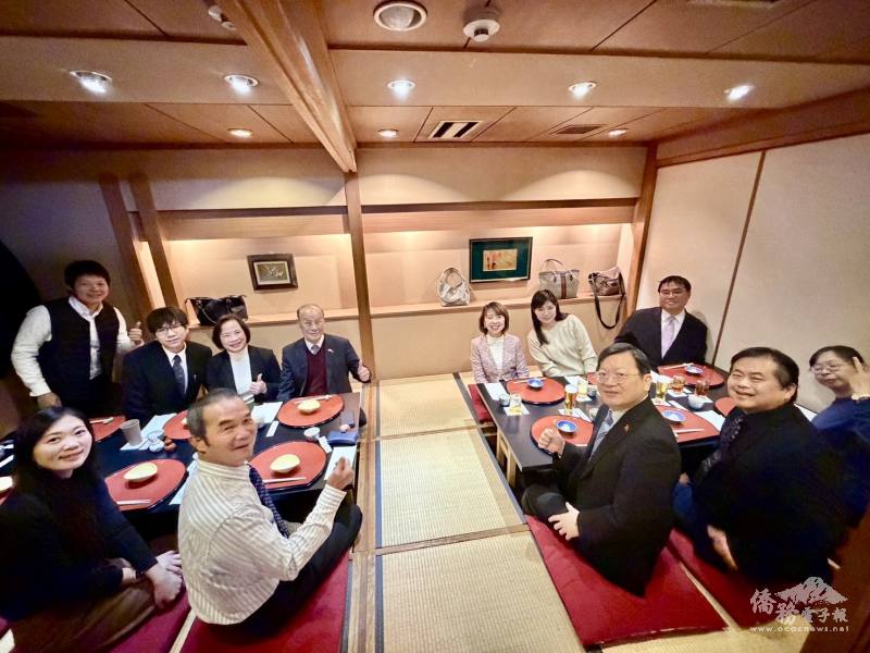 拜會結束後餐敘