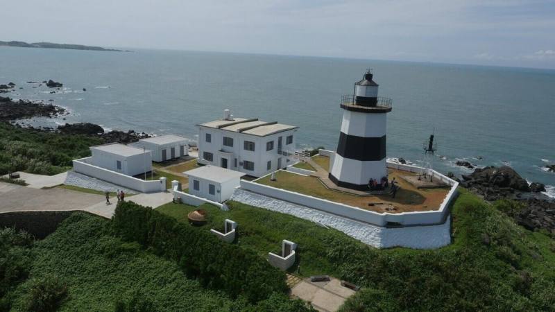 富貴角燈塔塔照片