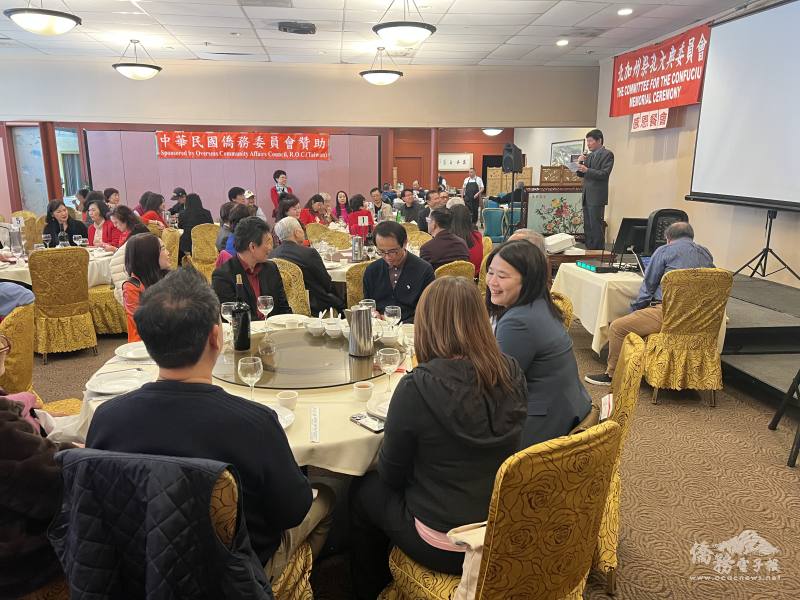 感恩餐會會場溫馨