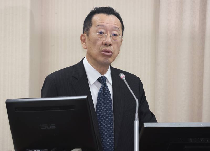 國防部長顧立雄。（中央社檔案照片）