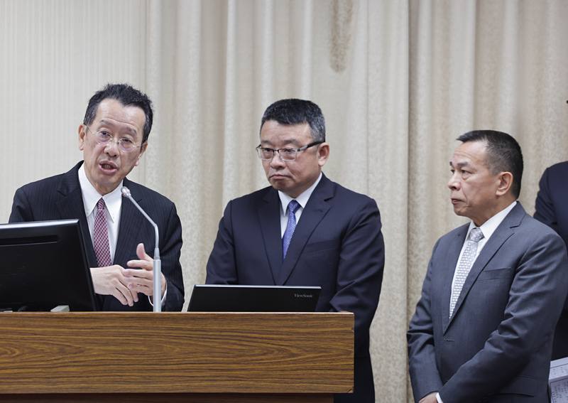 Lieutenant General Lin Wen-hsiang (center). CNA photo Jan. 12, 2026