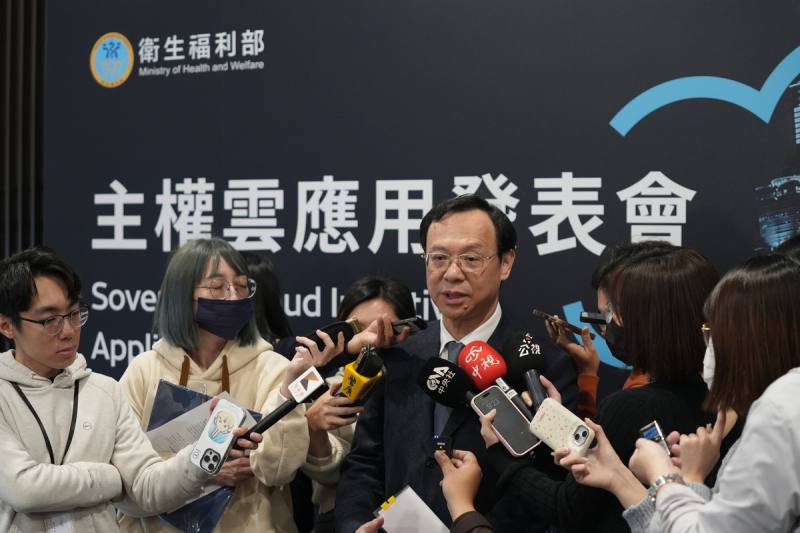 衛福部石崇良部長 媒體聯訪