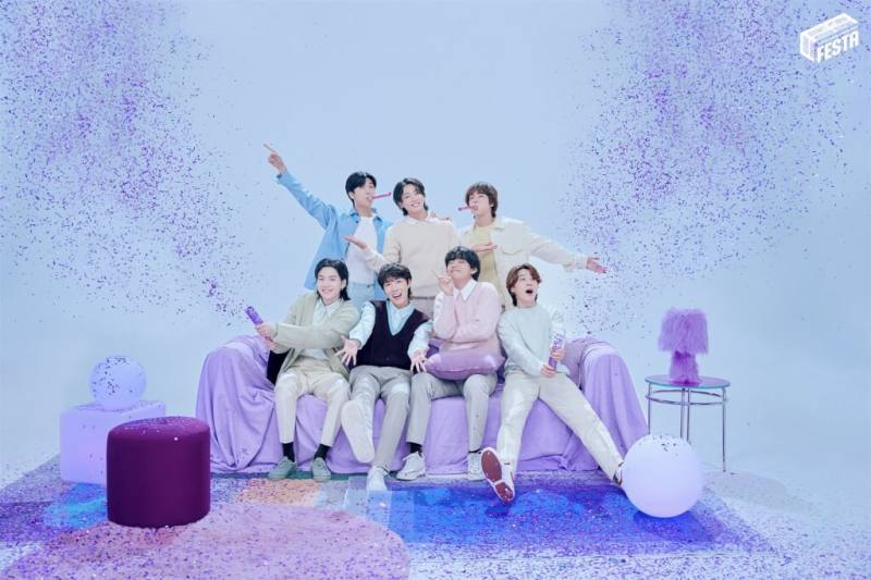 韓國世界級男團防彈少年團（BTS）。（圖取自x.com/bts_bighit）