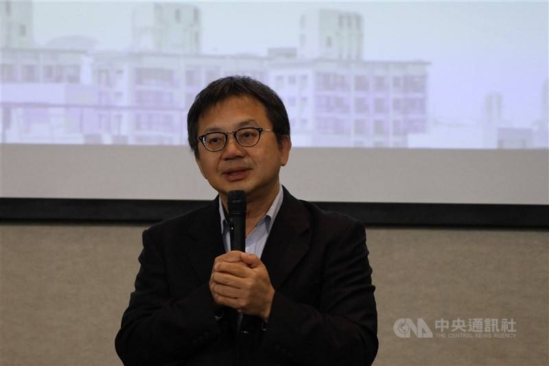 National Development Council Deputy Minister Jan Fang-guan speaks at a media event in Taipei on Tuesday on amendments to the Act for the Recruitment and Employment of Foreign Professionals. CNA photo Jan. 13, 2025