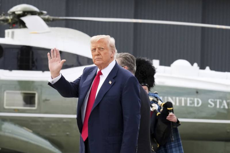 美國總統川普。（美聯社）