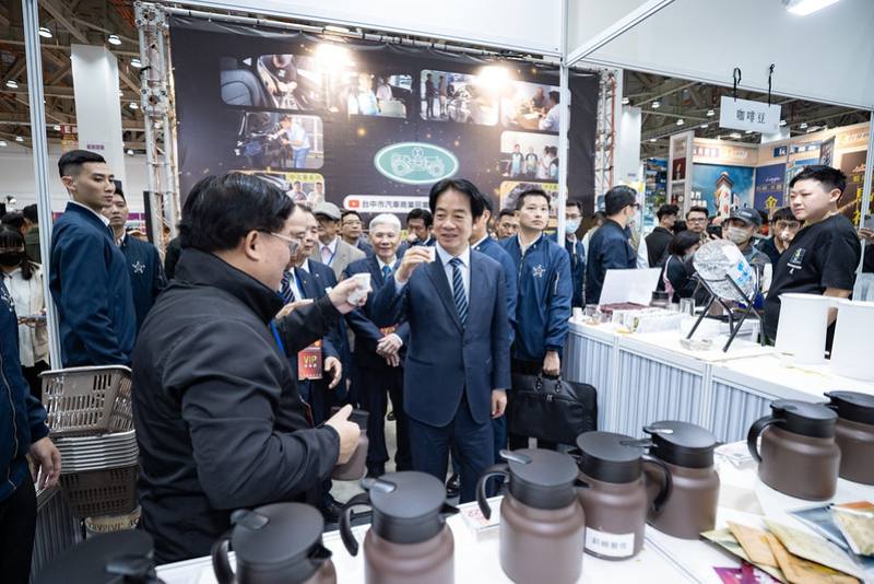 賴清德總統16日上午出席「2026臺中百工百業博覽會開幕典禮」