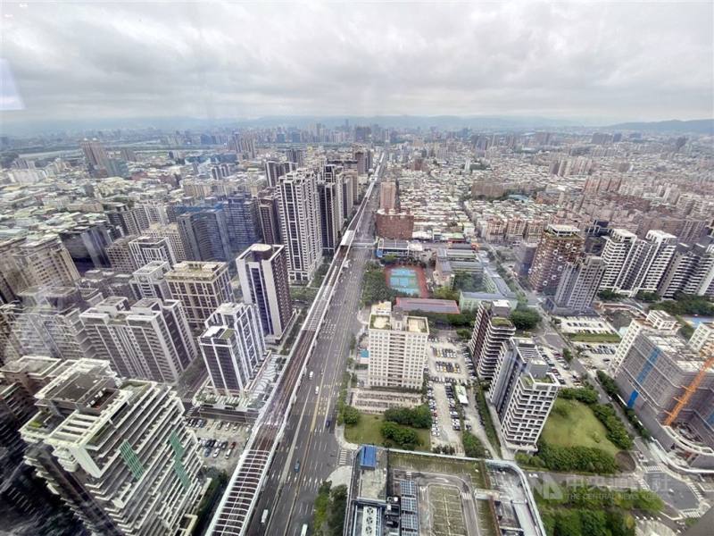 圖為新北市區景觀。（中央社檔案照片）