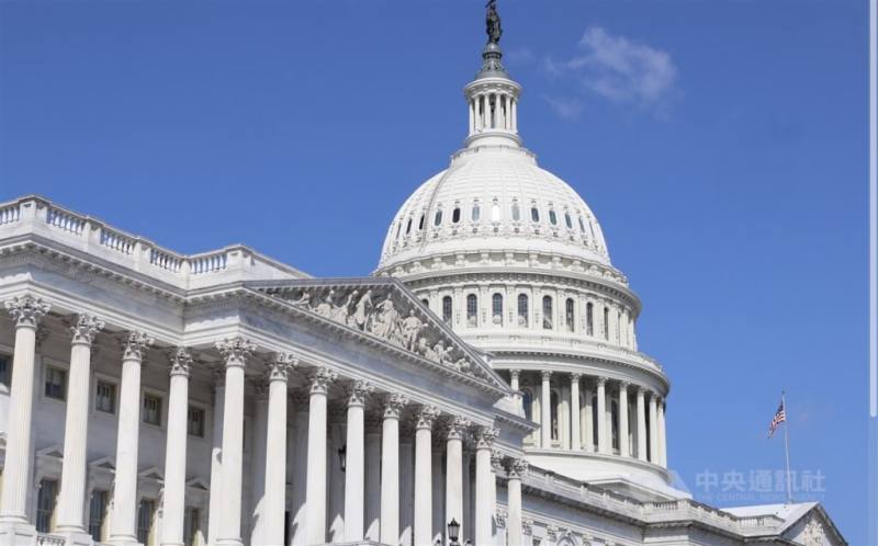 圖為美國國會大廈。（中央社檔案照片）
