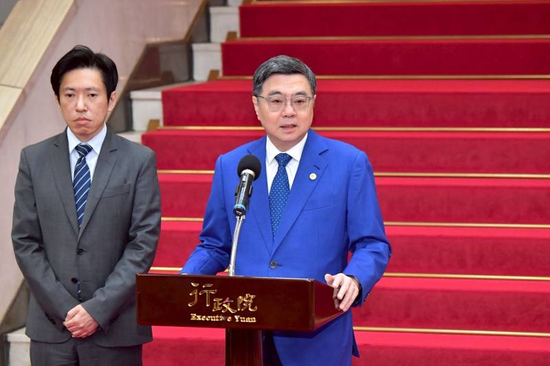 行政院長卓榮泰針對臺美關稅談判議題發表談話