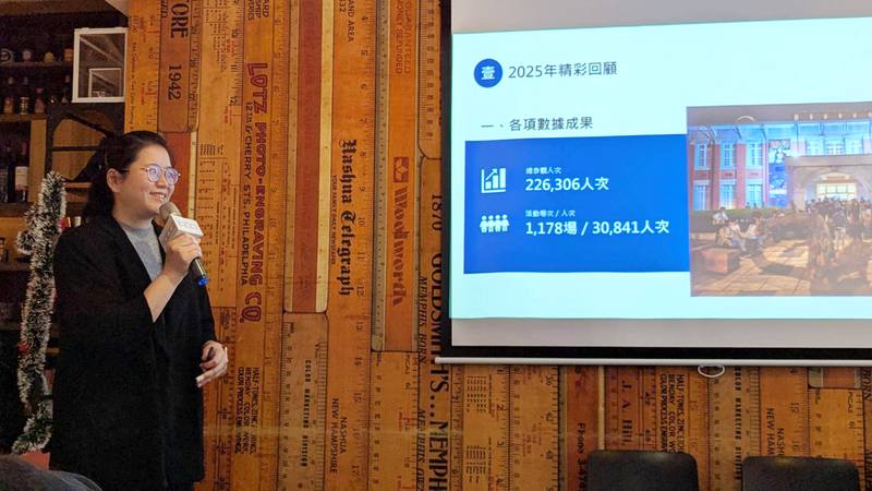 台北當代藝術館代理館長詹話宇（圖）16日預告台北當代館2026年度大展亮點，並公布2025年總參觀人次