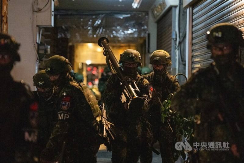 Members of Taiwan's Military Police Command participate in a drill in this CNA file photo for illustrative purpose