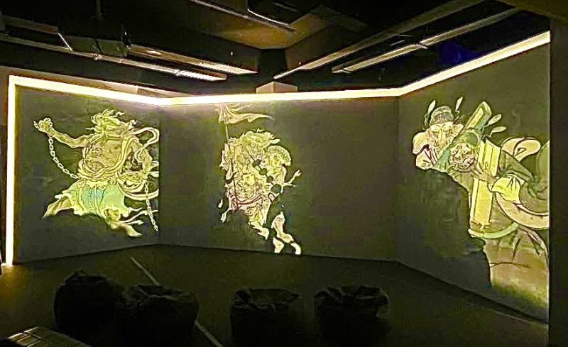 「三官化境：沉浸劇場」，以沉浸劇場演繹神駕巡行的滂薄氣勢。