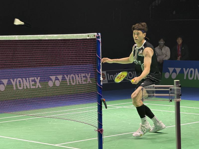 Taiwanese badminton player Lin Chun-yi. CNA photo Jan. 17, 2026