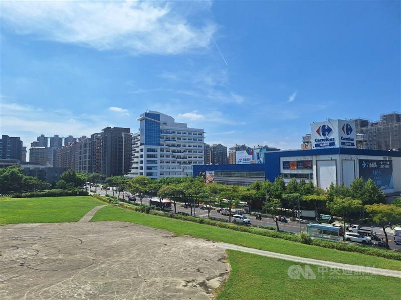 圖為新北市淡水區。 （中央社檔案照片）