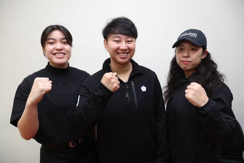 "Ice Baby," Taiwan's first-ever women's bobsleigh team. CNA photo Jan. 19, 2026