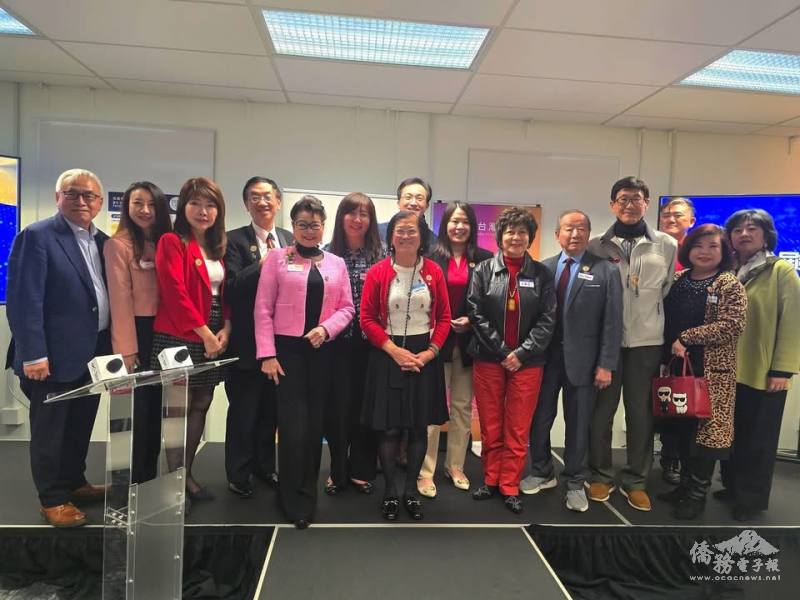 北加州臺灣工商會「新創發聲，洞見傳承」講座歷任會長出席，金山灣區文教中心主任莊雅淑也出席參與