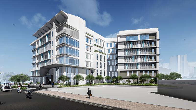 海洋委員會、海洋保育署暨國家海洋研究院合署辦公廳舍新建工程 模擬圖