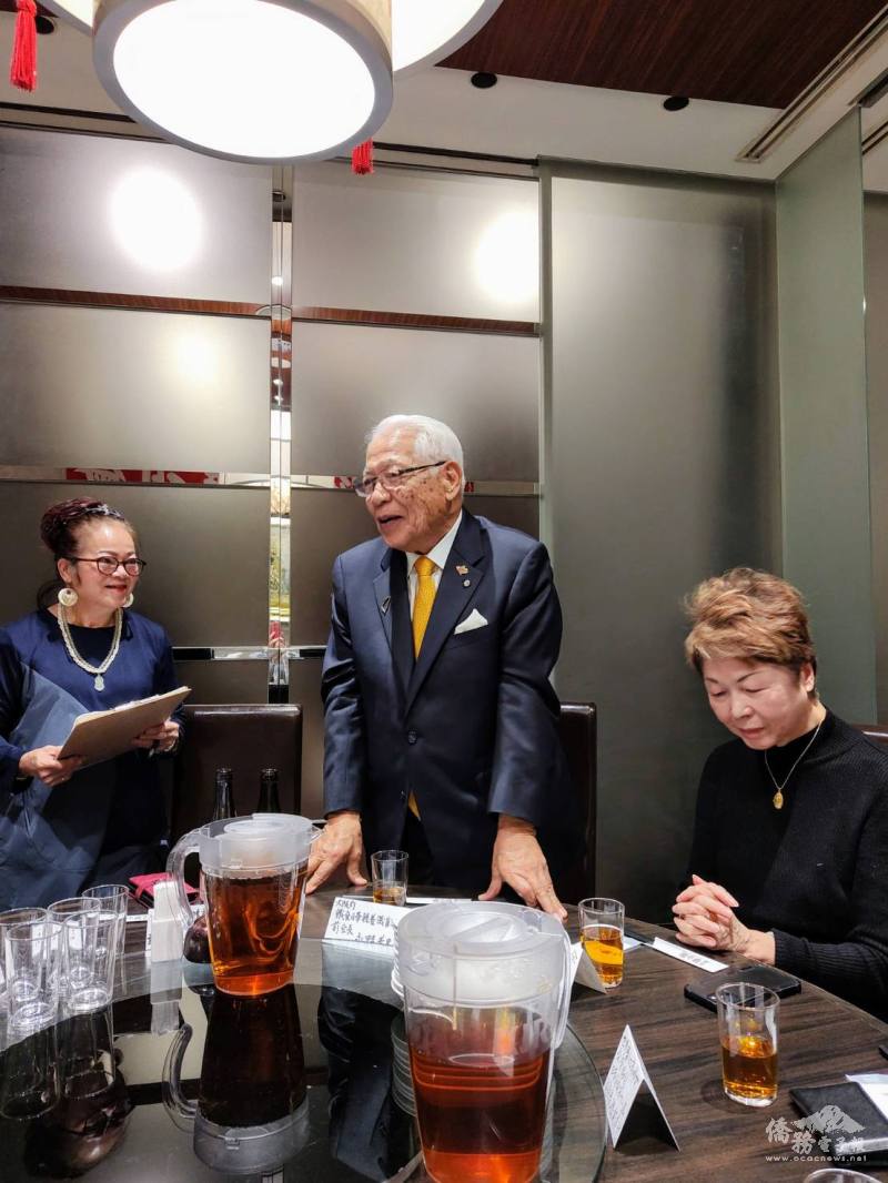 大阪府議會前副議長永野孝男致詞祝福大家新年快樂