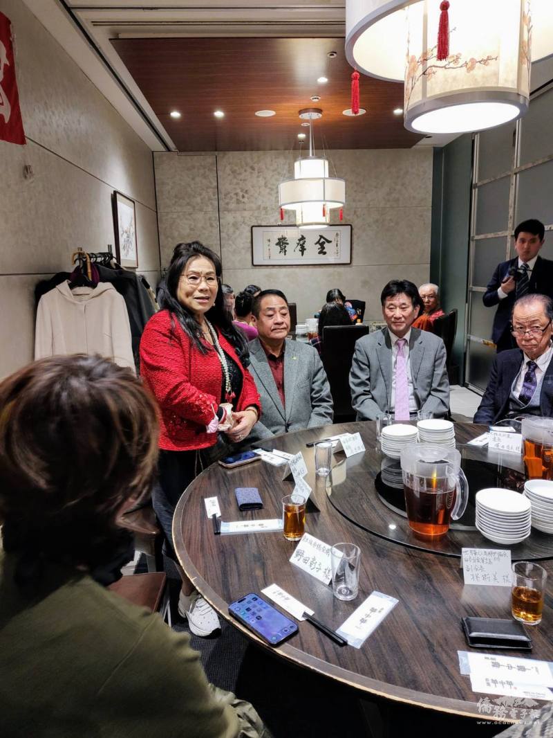 日本關西媽祖會會長川野榮子致詞感謝會員參與