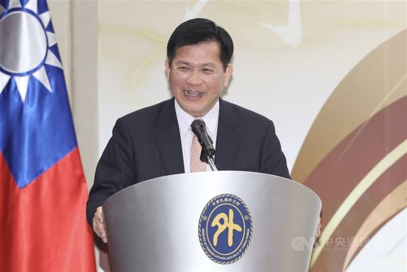 圖為外交部長林佳龍。（中央社檔案照片）