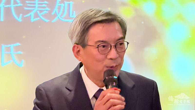 駐日代表處公使周學佑致詞