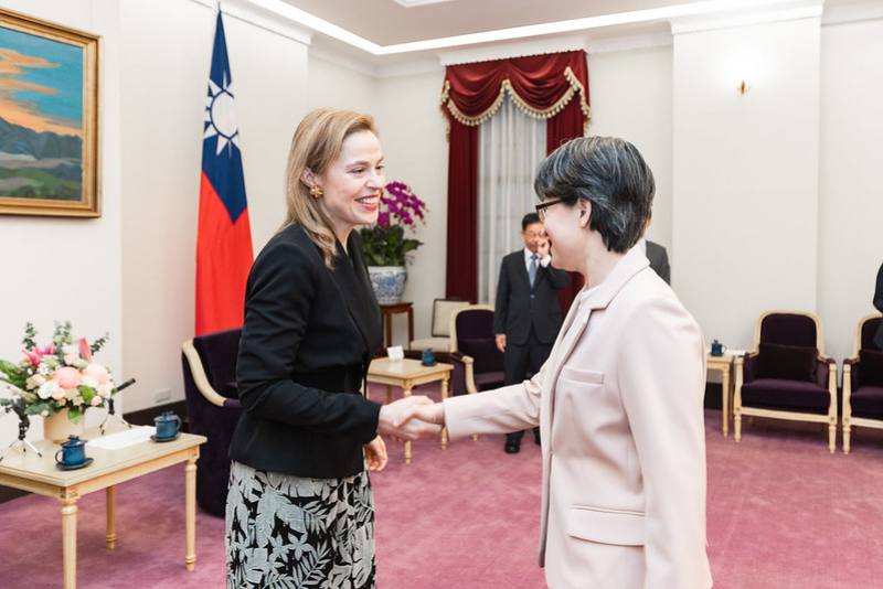 副總統接見「德國馬歇爾基金會」跨大西洋訪問團