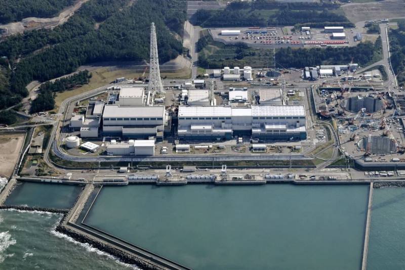 日本新潟縣的柏崎刈羽核電廠。（共同社）