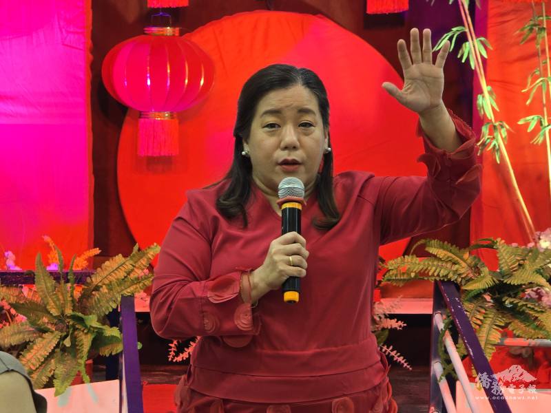 團務理事黃淑賢致詞