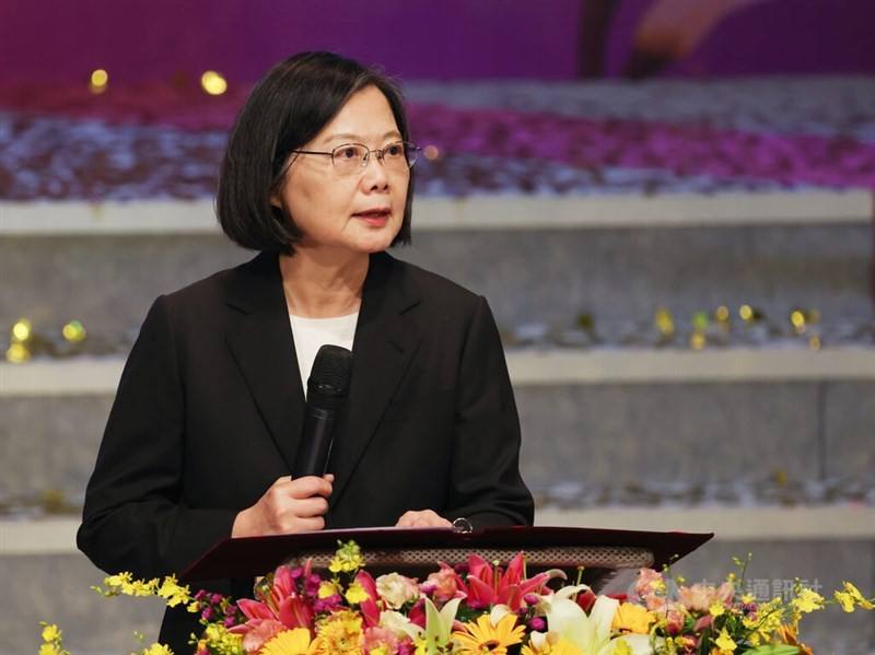 Former President Tsai Ing-wen. CNA file photo
