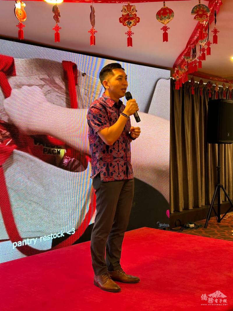 僑務組組長廖建勛致詞並說明多項僑生返臺就學資訊