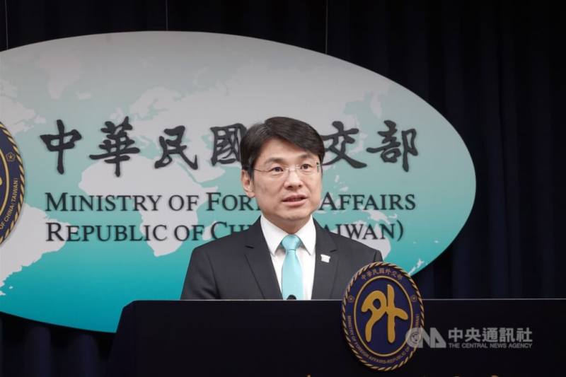 外交部發言人蕭光偉。（中央社檔案照片）
