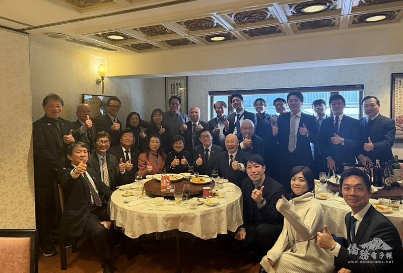 徐佳青與橫濱僑界人士餐敘交流，深化僑務連結