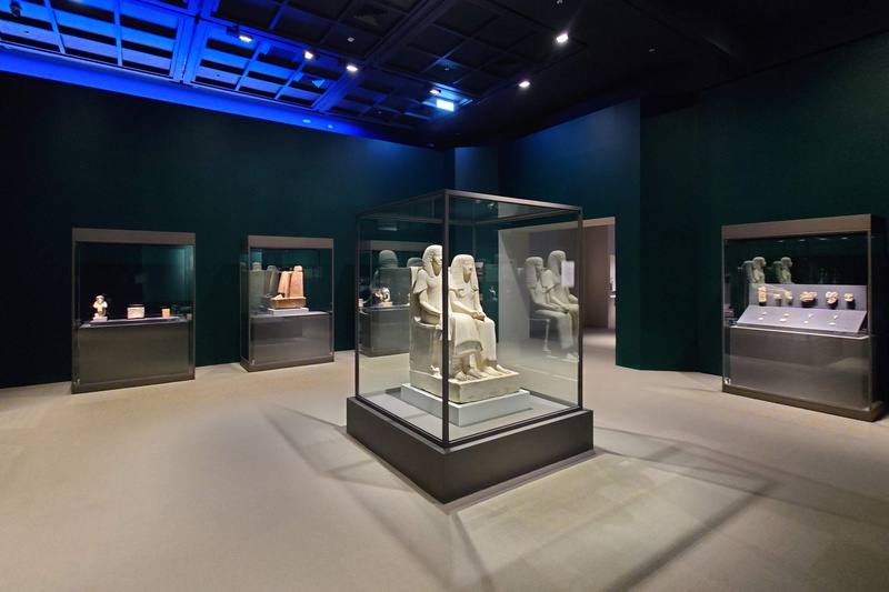 奇美博物館28日舉辦2026年度特展「埃及之王：法老」開幕活動，展場空間首度亮相，劃分7大面向，展出共280件珍貴文物