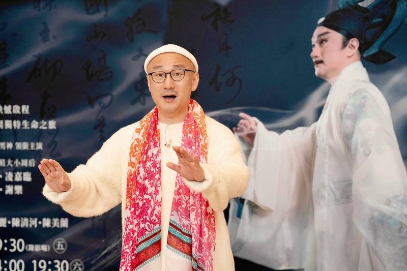 國光劇團將於2026年台灣戲曲藝術節期間再度搬演「天上人間 李後主」，「京崑男神」溫宇航（圖）將以內斂演繹詮釋南唐後主李煜的文人氣質與深情。（國光劇團提供）