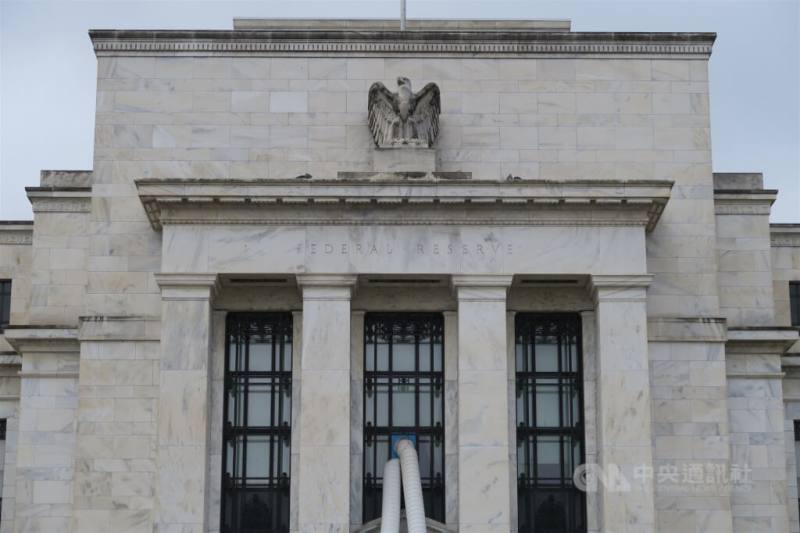 圖為美國聯準會總部外觀。（中央社檔案照片）