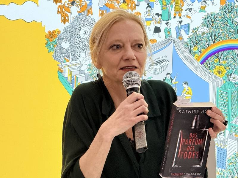 German translator Karin Betz. CNA photo Jan. 22, 2026